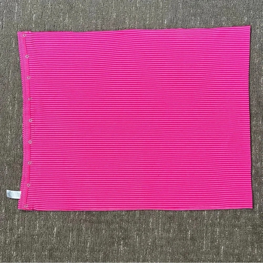Ivivva by Lululemon Village Chill Scarf Infinity w Snaps Pink Stripes